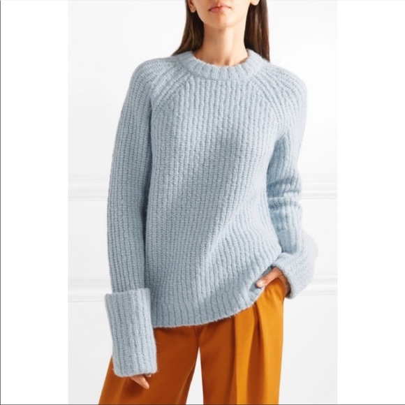 FRAME Alpaca Blend Cuffed Raglan Sweater - Picture 3 of 8